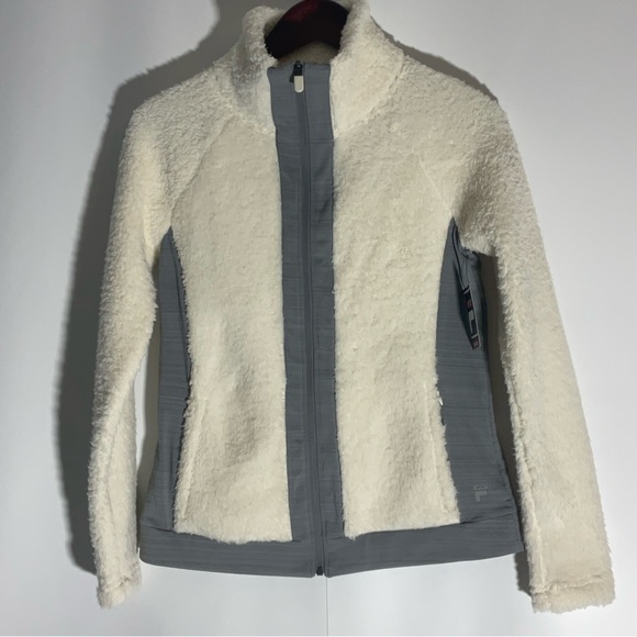 FILA Sport Tru-Dry & Tru-Warm Faux Fur Outer Front Pockets Zip Front Jacket XS - Picture 6 of 15